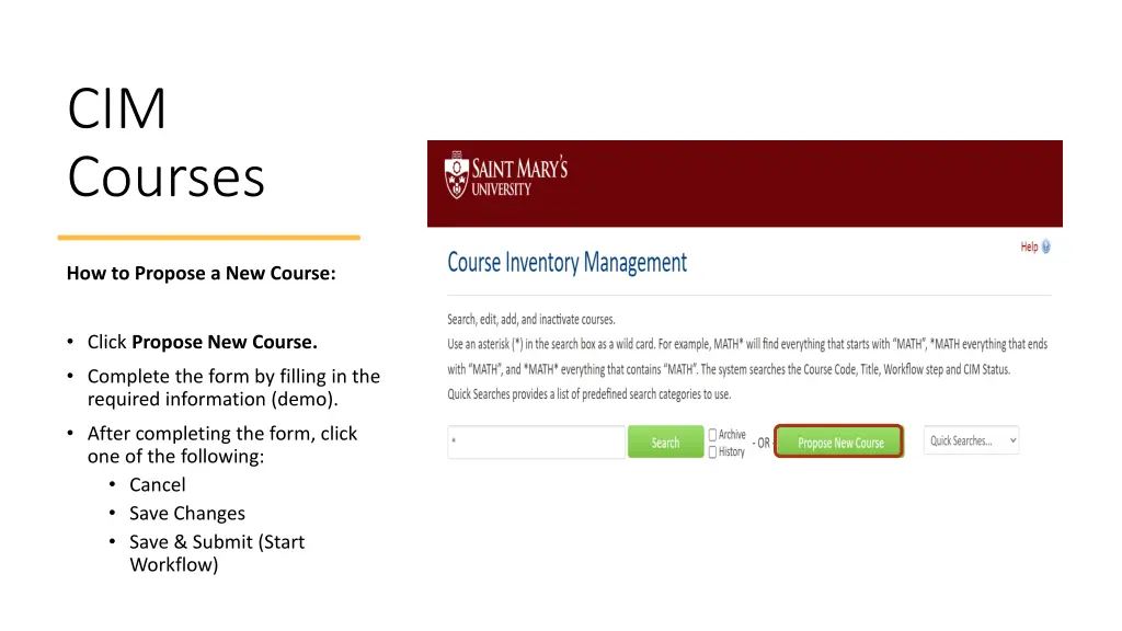 cim courses 2