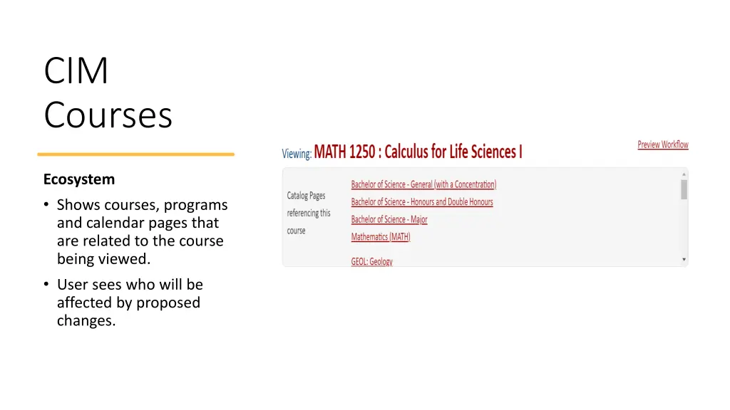 cim courses