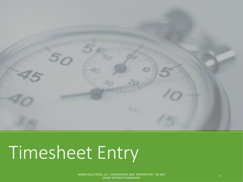 timesheet entry