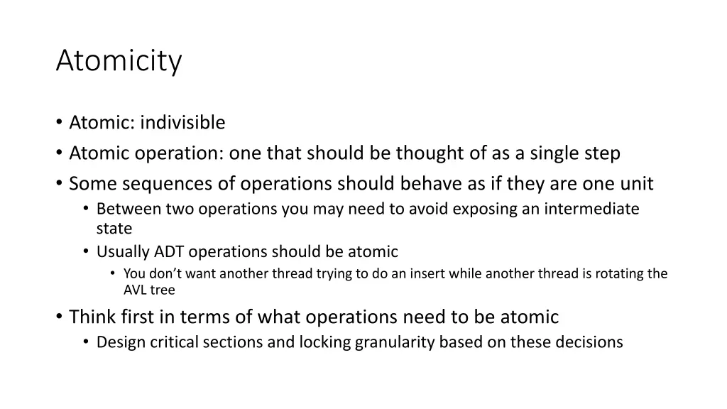 atomicity