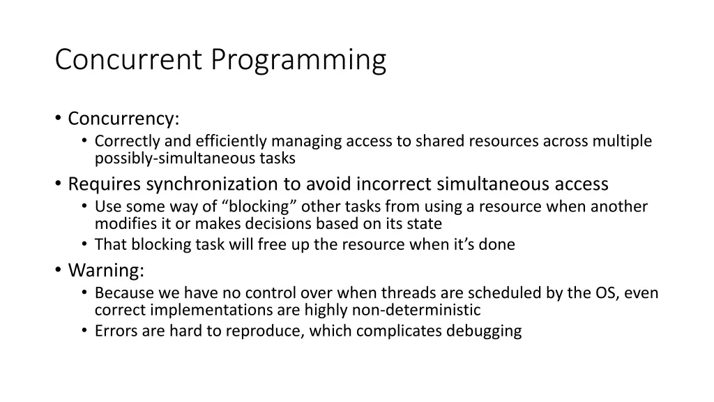 concurrent programming