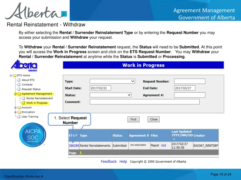 agreement management government of alberta 17