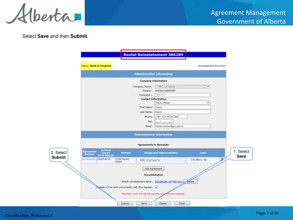 agreement management government of alberta 6