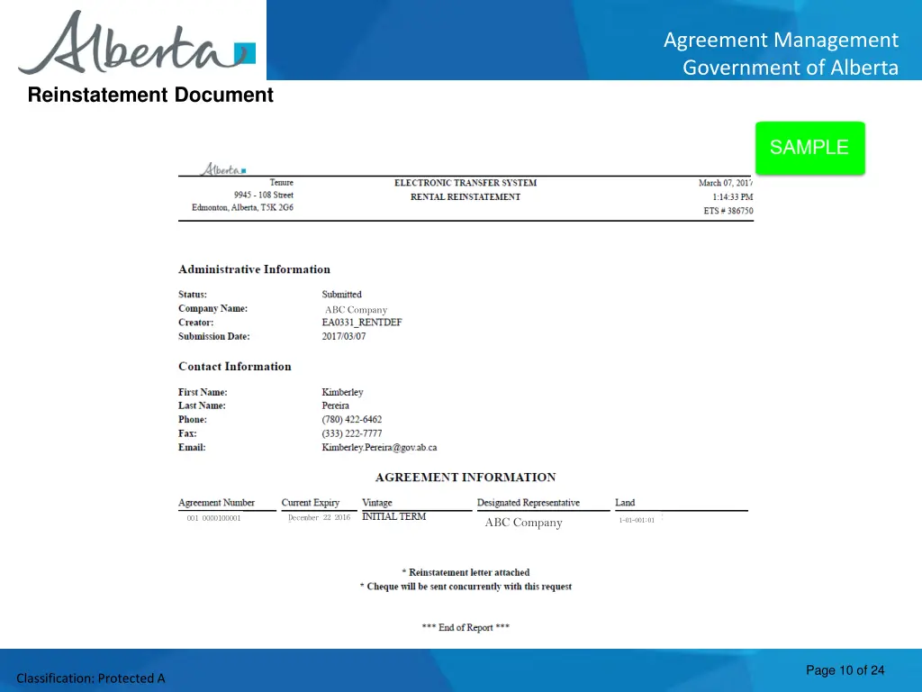 agreement management government of alberta 9