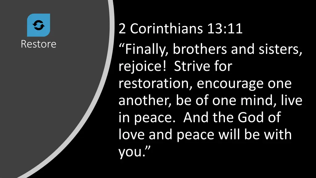 2 corinthians 13 11 finally brothers and sisters