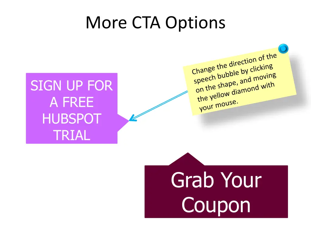 more cta options