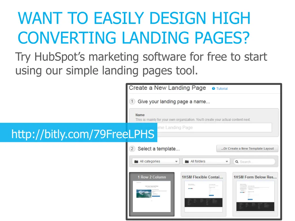 want to easily design high converting landing