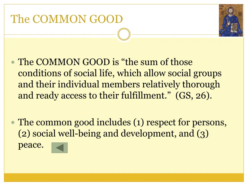 the common good