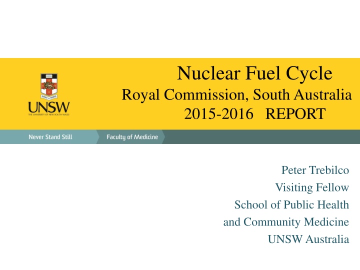 nuclear fuel cycle royal commission south