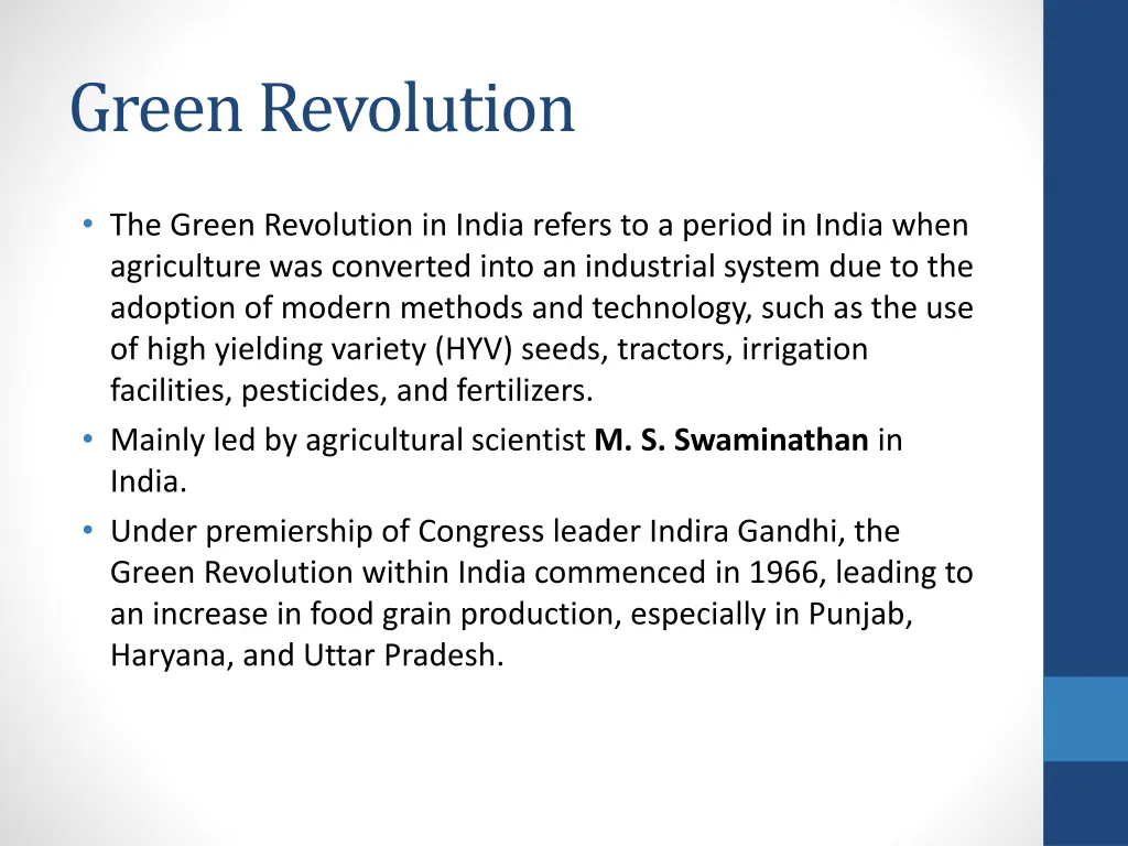 green revolution 1