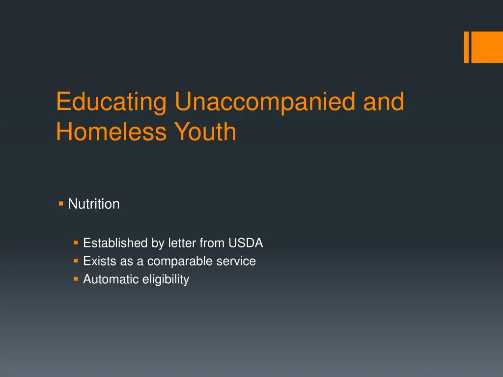 educating unaccompanied and homeless youth 14