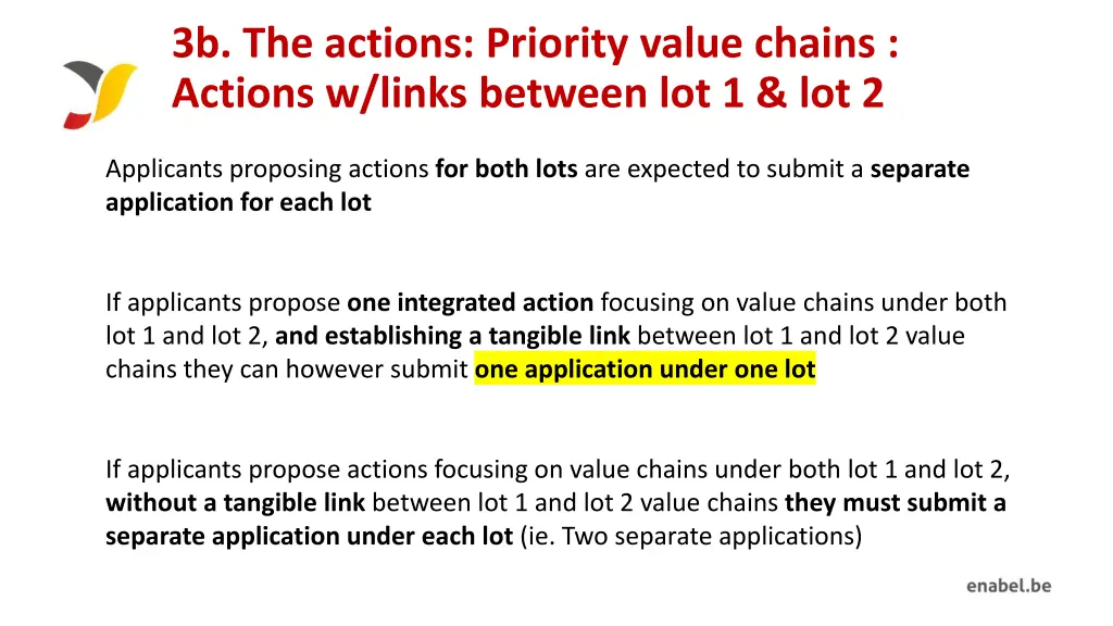 3b the actions priority value chains actions