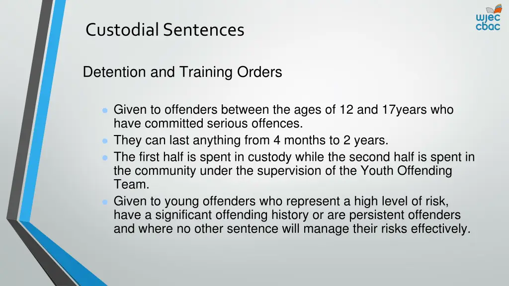 custodial sentences 2