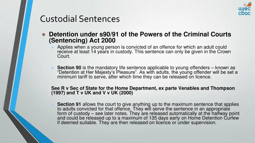 custodial sentences 3