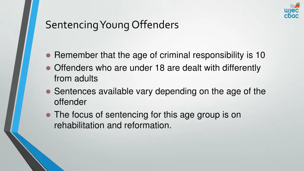 sentencing young offenders