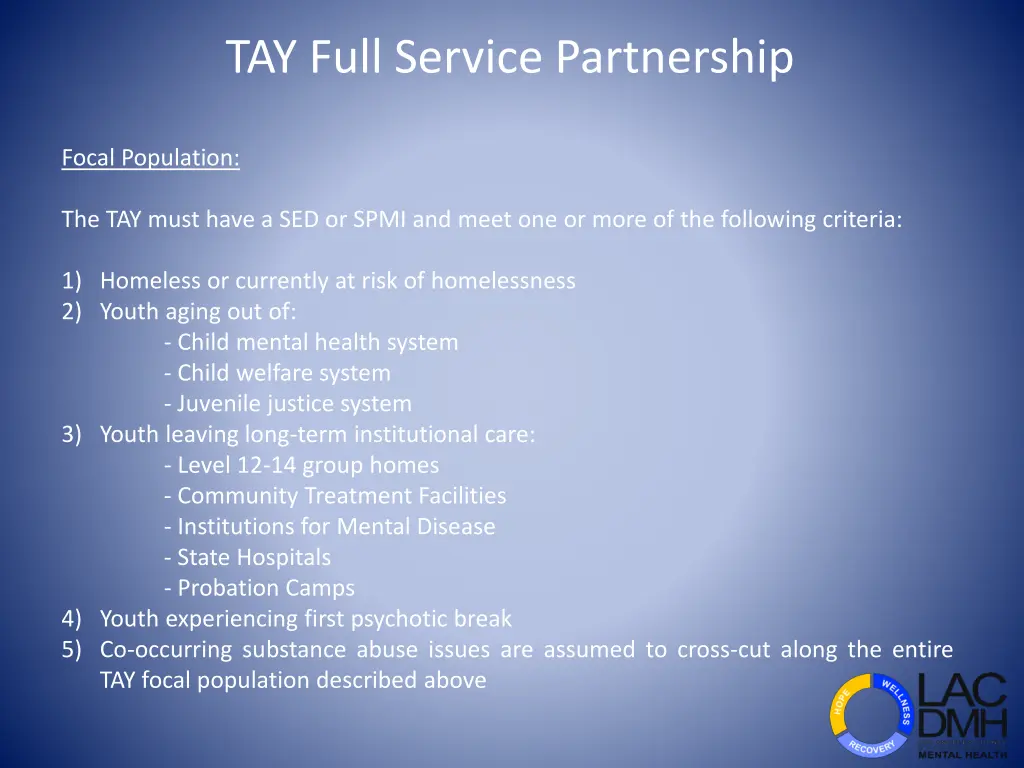 tay full service partnership 2