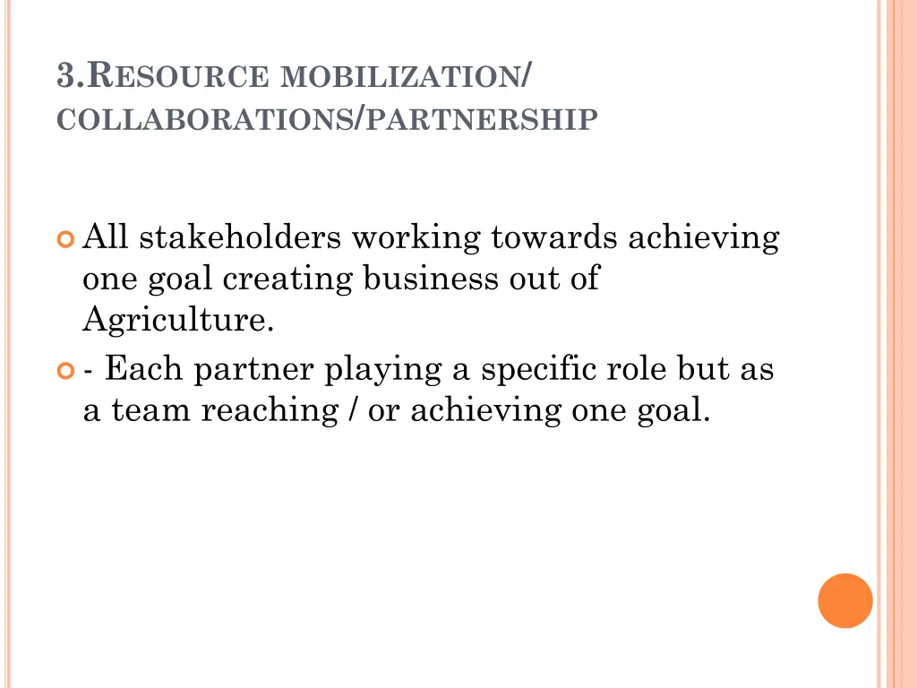 3 r esource mobilization collaborations