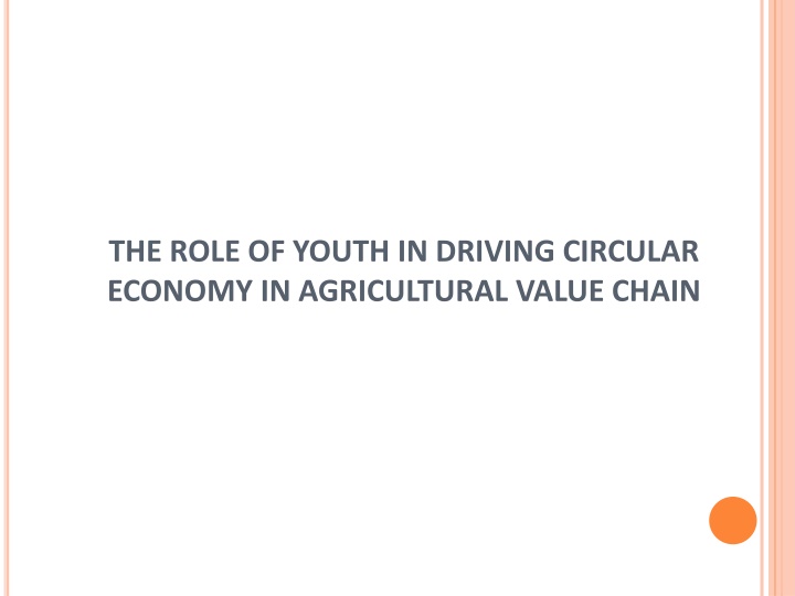 the role of youth in driving circular economy