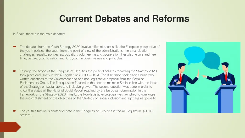 current debates and reforms