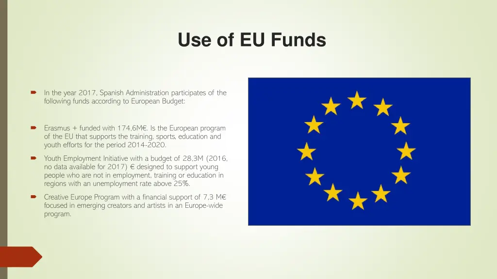 use of eu funds