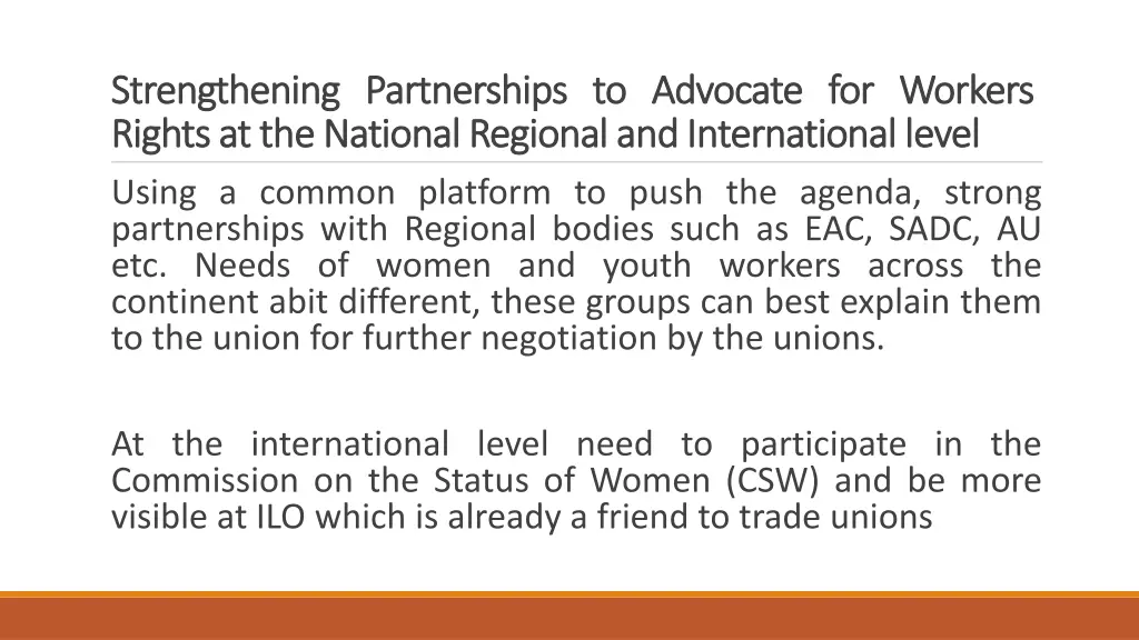 strengthening strengthening partnerships rights