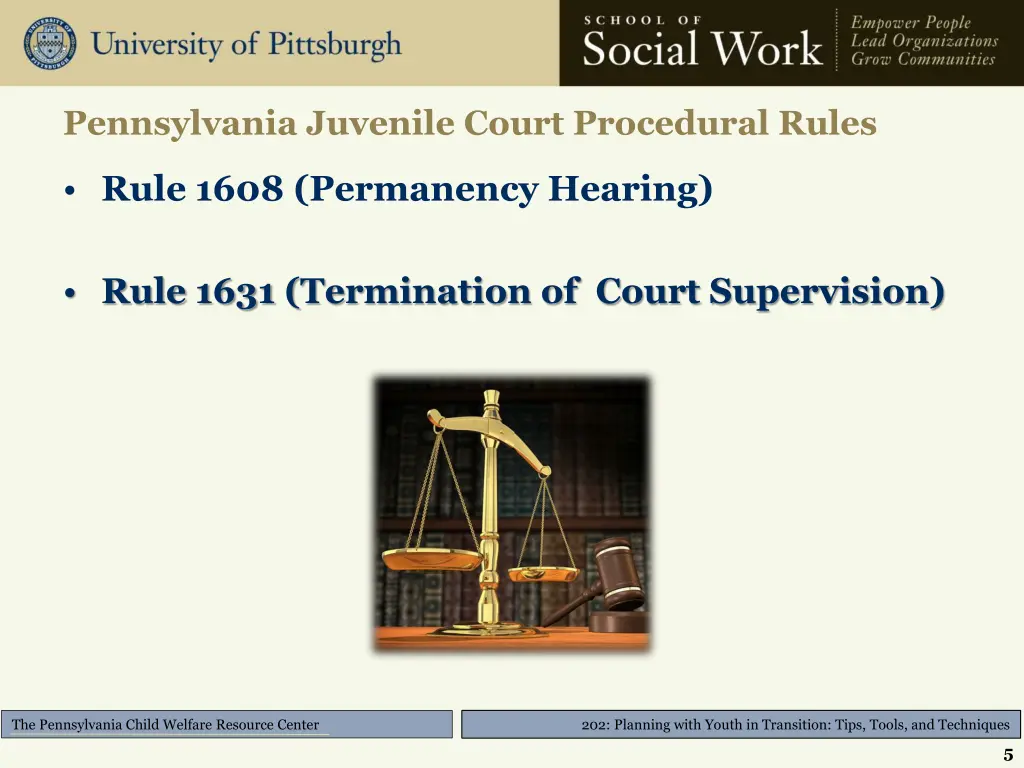 pennsylvania juvenile court procedural rules