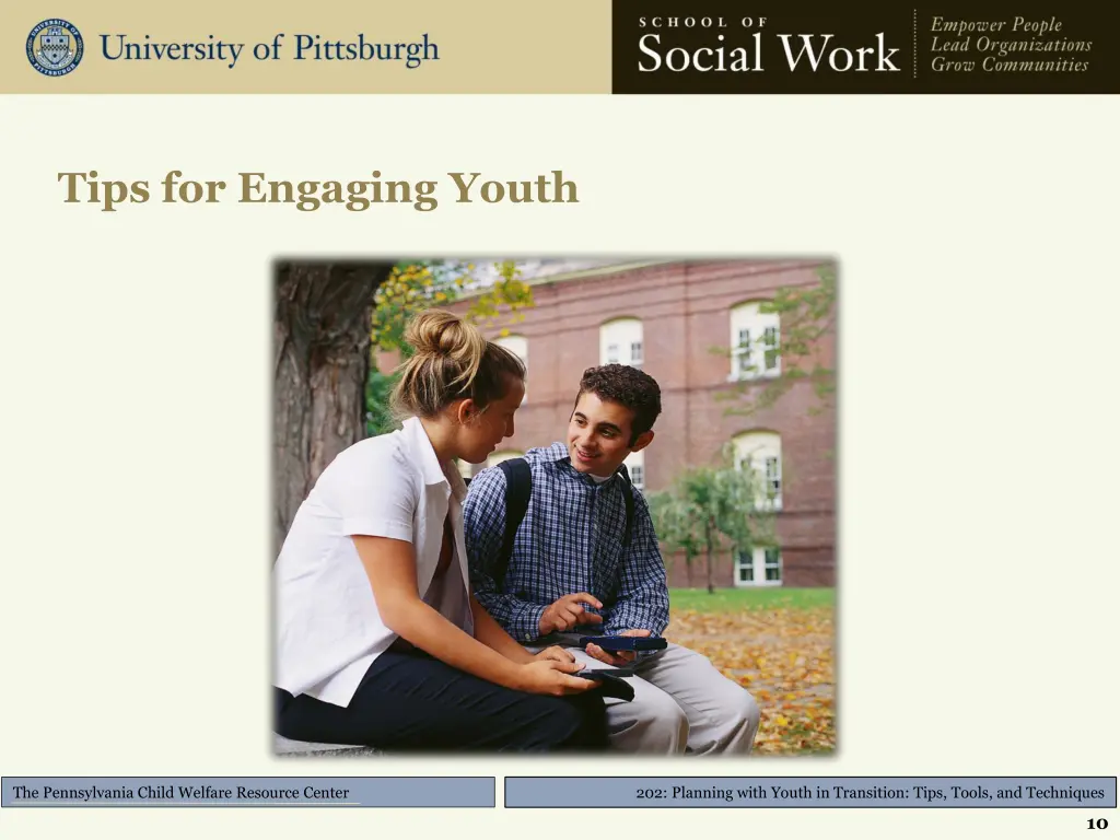 tips for engaging youth