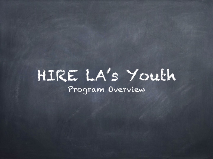 hire la s youth program overview