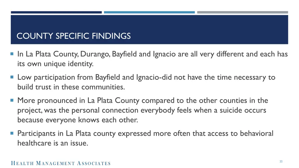 county specific findings 1