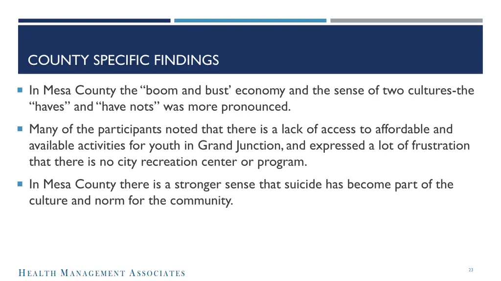 county specific findings 2