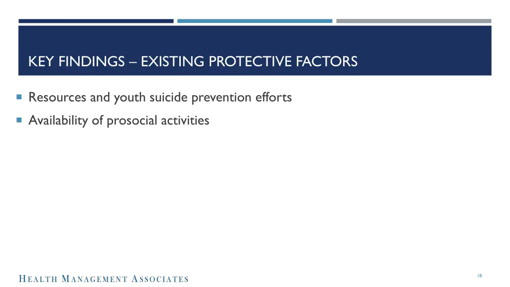 key findings existing protective factors