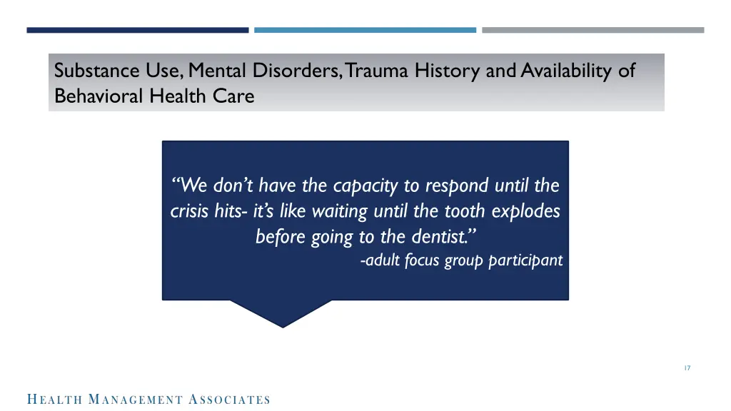 substance use mental disorders trauma history