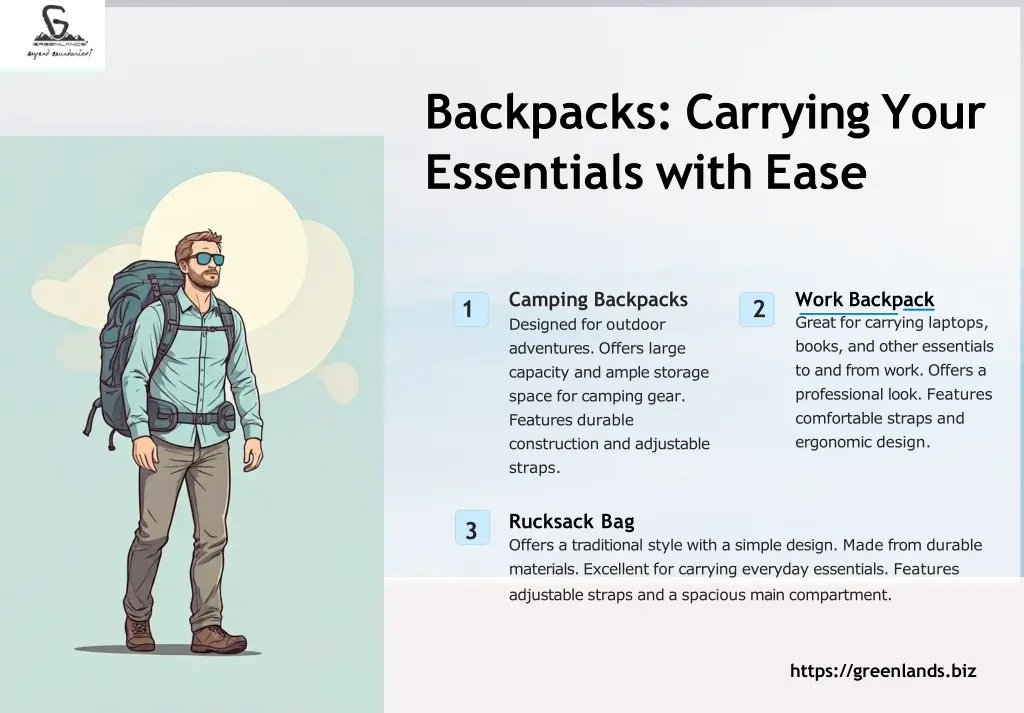 backpacks carrying your essentials with ease