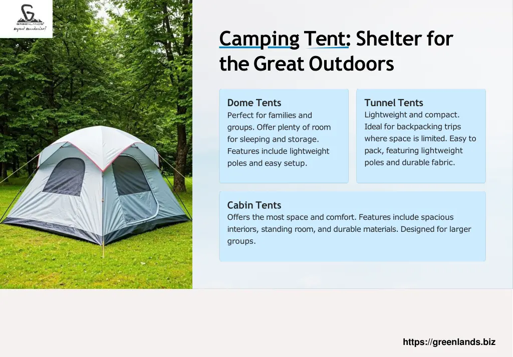 camping tent shelter for the great outdoors