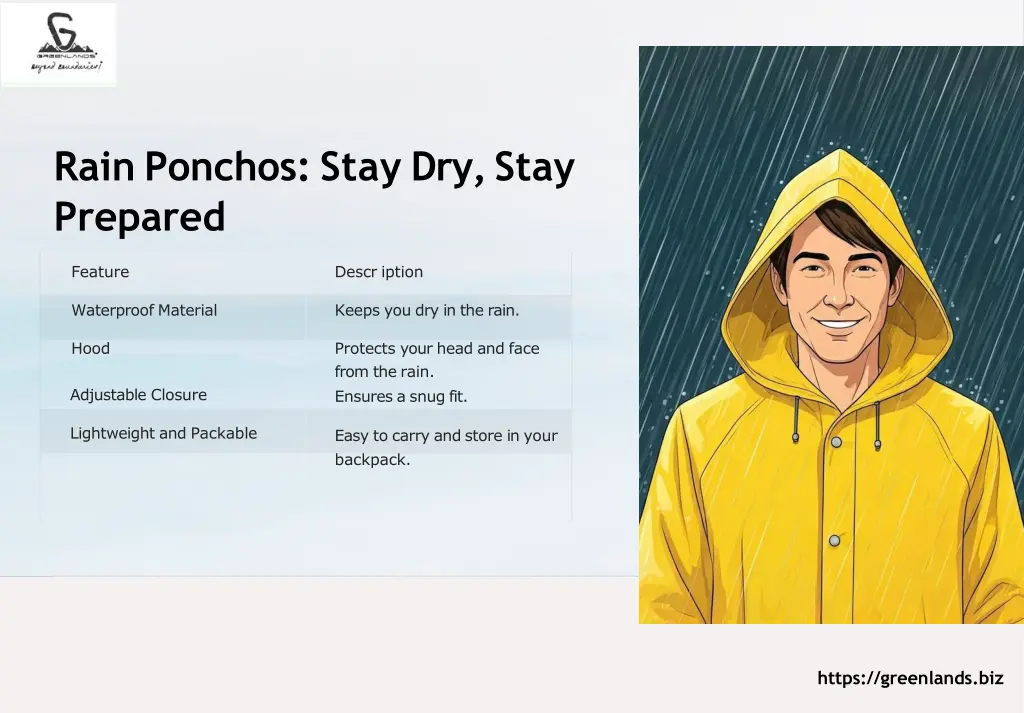 rain ponchos stay dry stay prepared