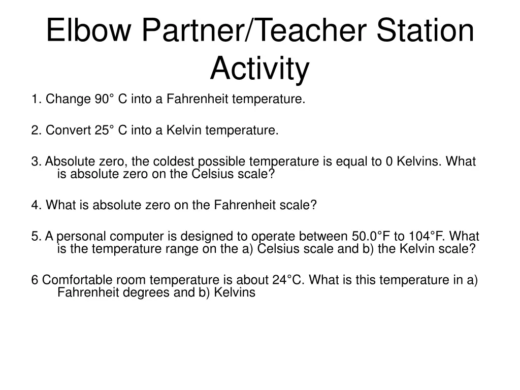 elbow partner teacher station activity 1 change