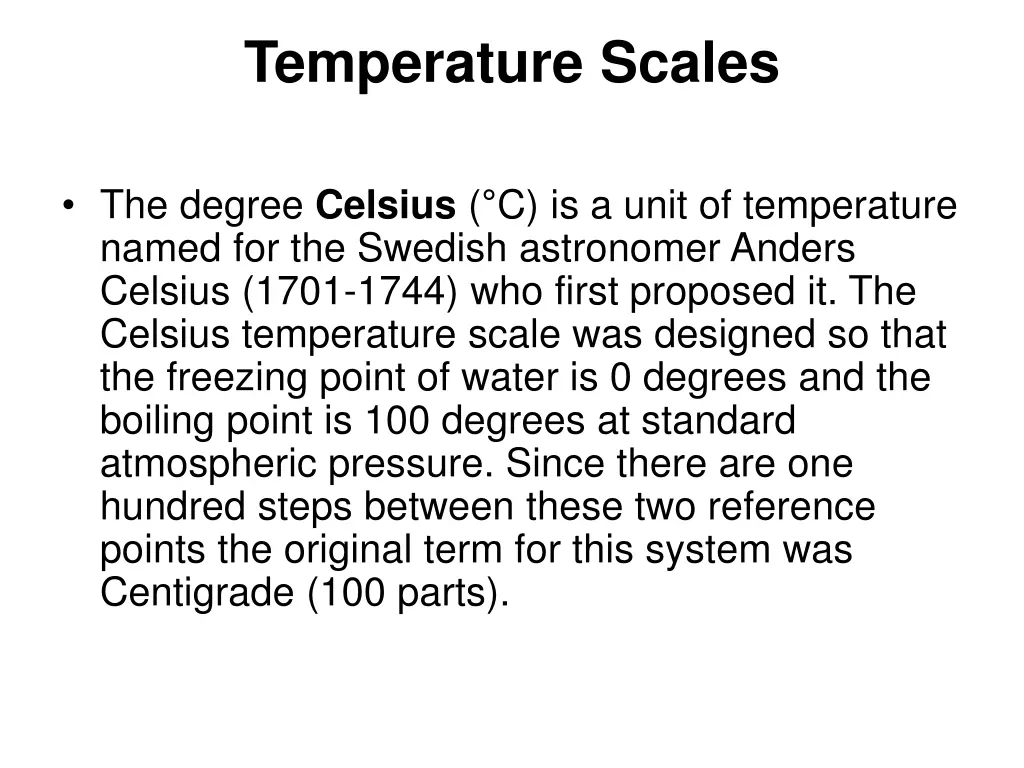 temperature scales 1