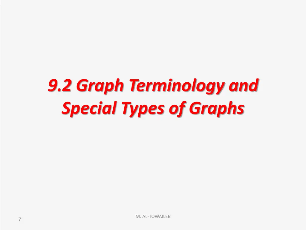 9 2 graph terminology and special types of graphs