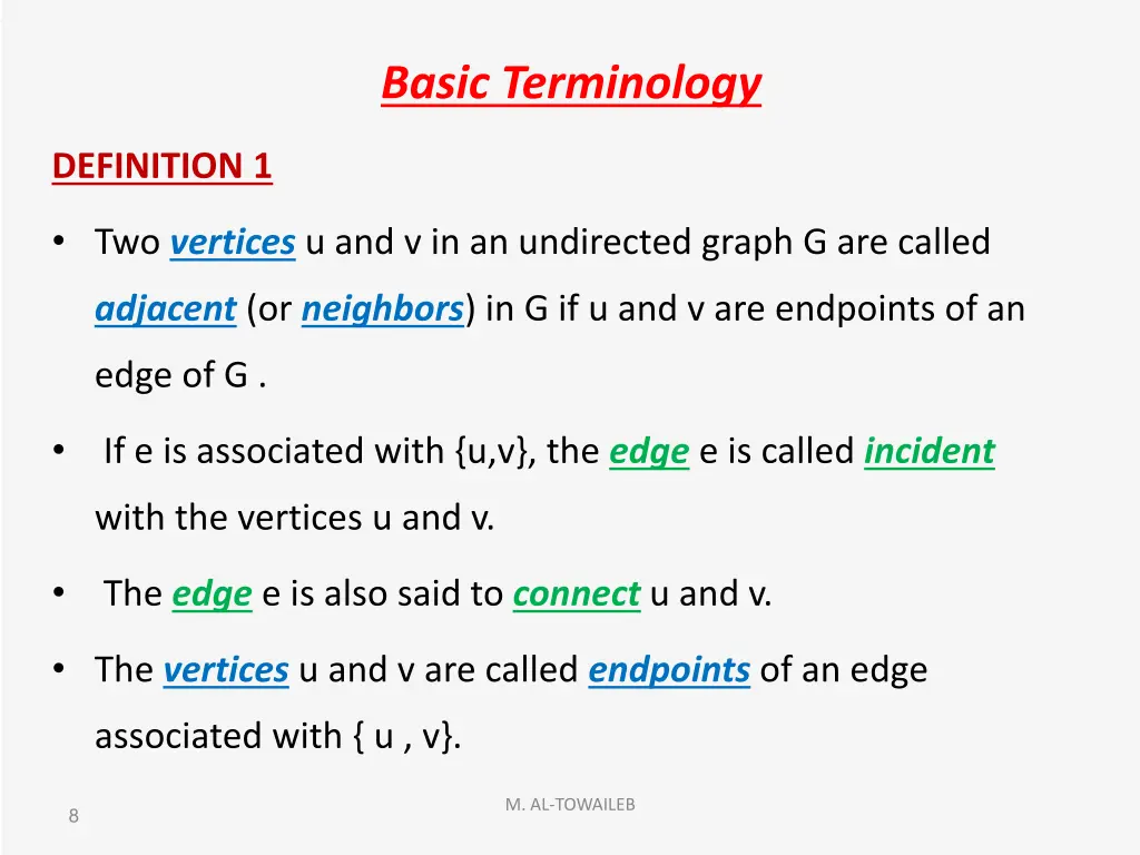 basic terminology