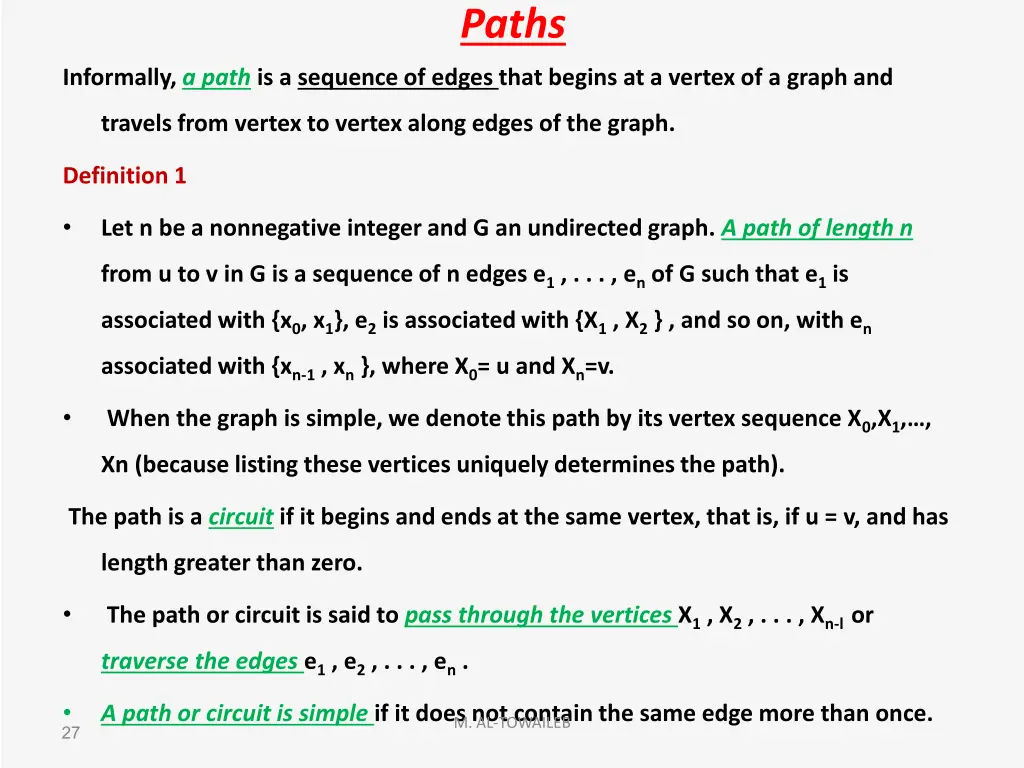 paths