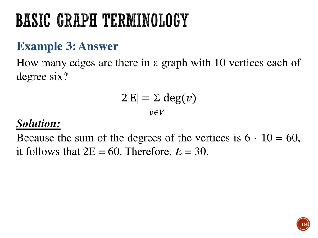 basic graph terminology 11