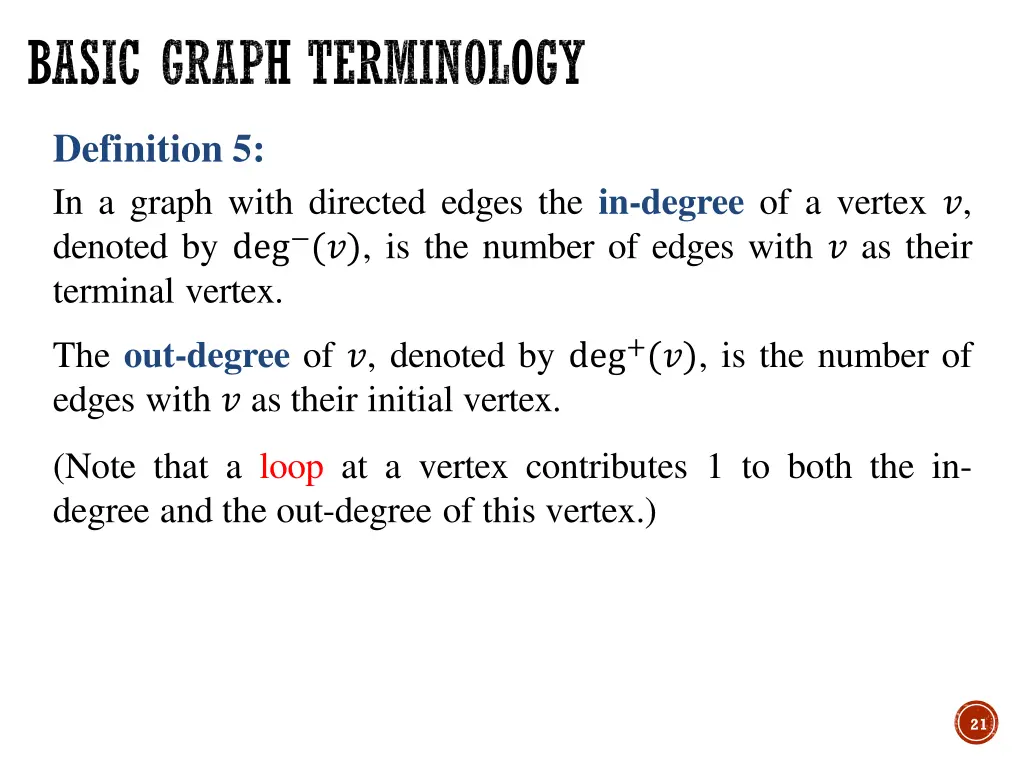 basic graph terminology 13