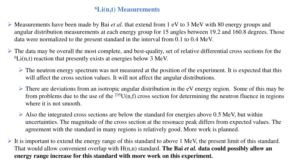 6 li n t measurements