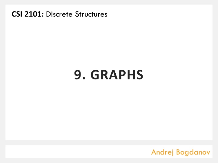 csi 2101 discrete structures