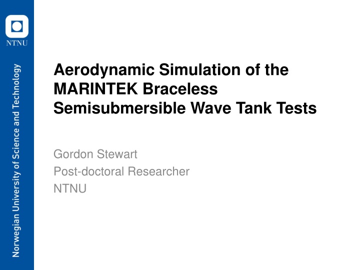 aerodynamic simulation of the marintek braceless