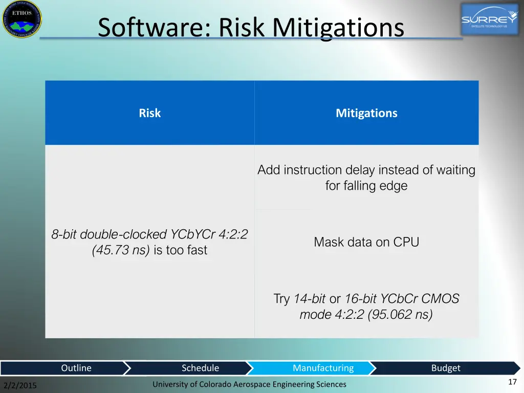 software risk mitigations