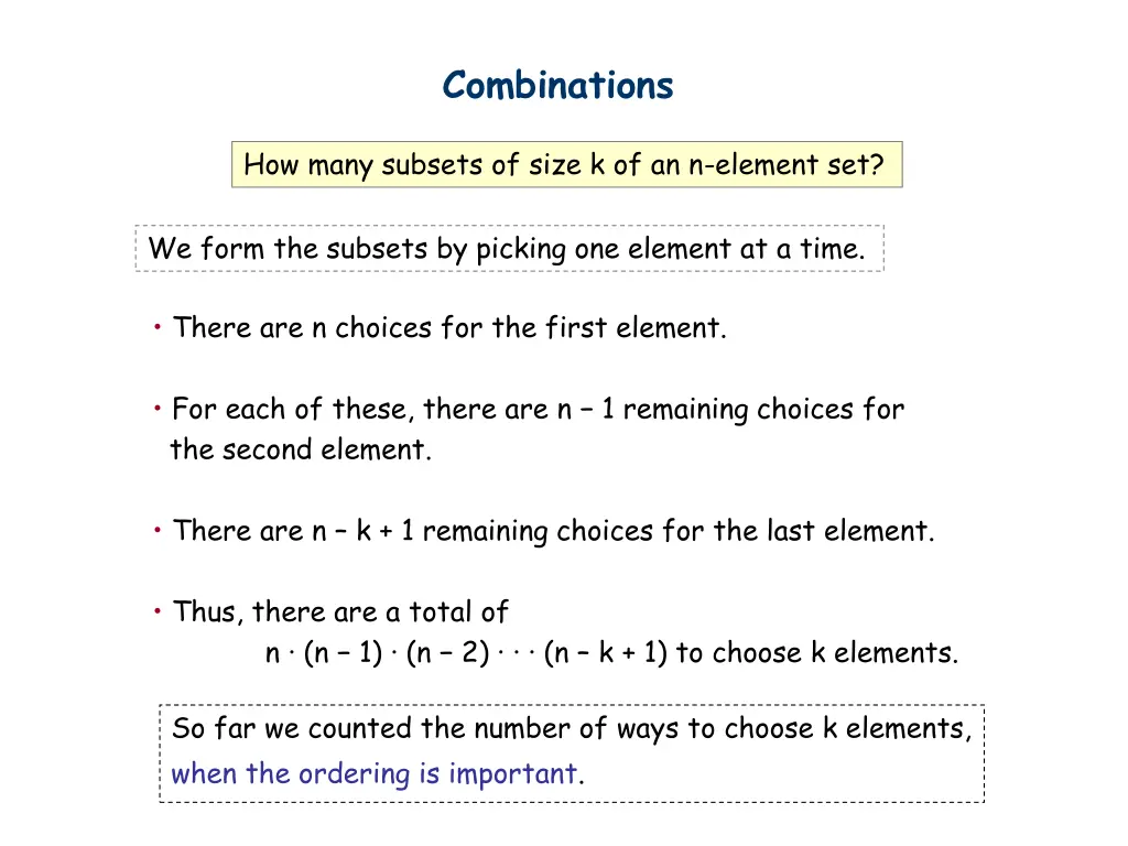 combinations 2