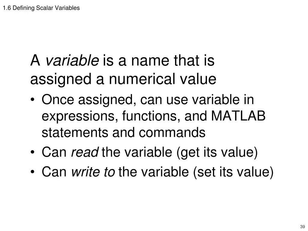 1 6 defining scalar variables