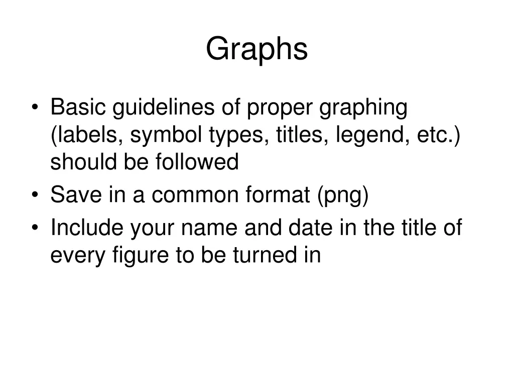 graphs