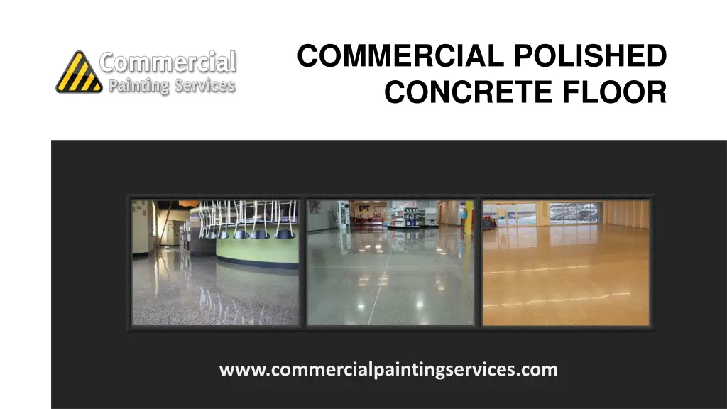 commercial polished concrete floor